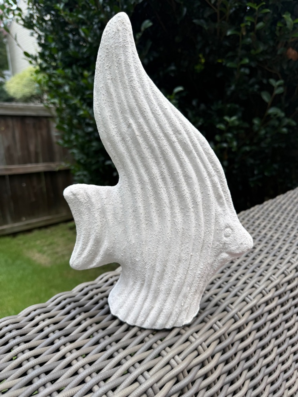 Frontgate Textured Fish Sculpture - NWT